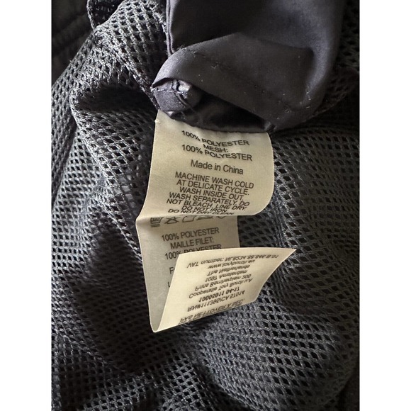 Tory Burch Tory Sport Full Zip Bomber Jacket Crop Length Navy Blue Medium Vented - Picture 6 of 9